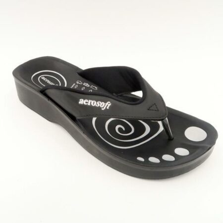 Sandaler Aerosoft model A0801 (Sort)