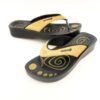 Sandaler Aerosoft model A0825 m. glimmer (Guld)